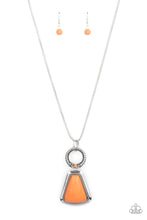 Load image into Gallery viewer, Paparazzi ~ Stone Prairies ~ Orange Pendant Necklace Set