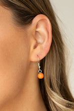Load image into Gallery viewer, Paparazzi ~ Stone Prairies ~ Orange Pendant Necklace Set