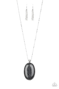 Paparazzi ~ Stone Stampede ~ Black Necklace Set