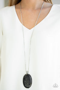 Paparazzi ~ Stone Stampede ~ Black Necklace Set