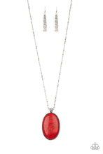 Load image into Gallery viewer, Paparazzi ~ Stone Stampede ~ Red Necklace Set