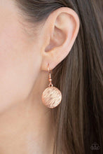 Load image into Gallery viewer, Paparazzi ~ Stop and Reflect ~ Copper Necklace  Set