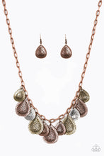 Load image into Gallery viewer, Paparazzi ~ Storm Goddess ~ Copper Necklace Set
