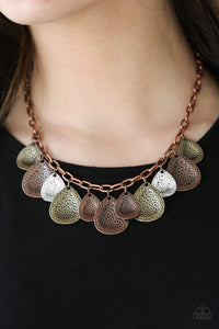Paparazzi ~ Storm Goddess ~ Copper Necklace Set