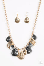 Load image into Gallery viewer, Paparazzi ~ Storm Goddess ~ Gold Necklace Set