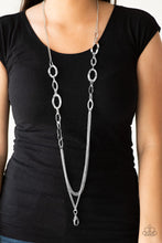 Load image into Gallery viewer, Paparazzi - Street Beat - Silver Lanyard - Klassy Jewelz Boutique