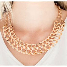 Load image into Gallery viewer, Paparazzi ~ Street Meet and Greet ~ Gold Necklace Set
