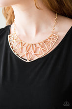 Load image into Gallery viewer, Paparazzi ~ Strike While HAUTE ~ Gold Necklace Set