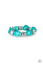 Load image into Gallery viewer, Paparazzi ~ Stunningly Stone Age ~ Blue Turquoise Stone Necklace and Bracelet Set