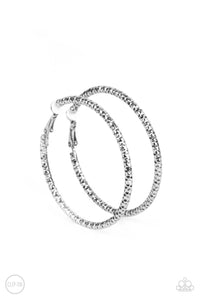 Paparazzi ~ Subtly Sassy ~ Silver Clip-On Earrings