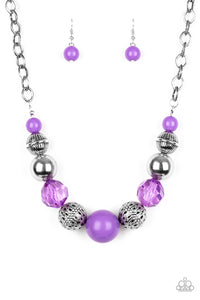 Paparazzi ~ Sugar, Sugar ~ Purple Necklace Set