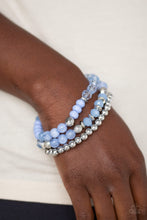 Load image into Gallery viewer, Paparazzi ~ Sugary Shimmer ~ Blue Bracelet