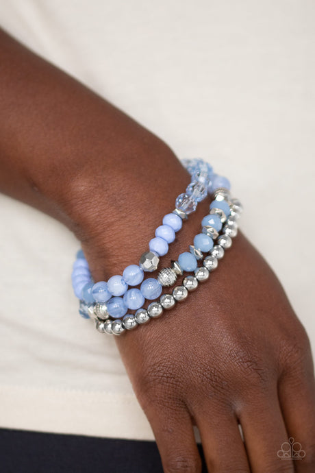 Paparazzi ~ Sugary Shimmer ~ Blue Bracelet
