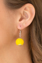 Load image into Gallery viewer, Paparazzi ~ Summer Breezin ~ Yellow Wooden Bead Necklace Set