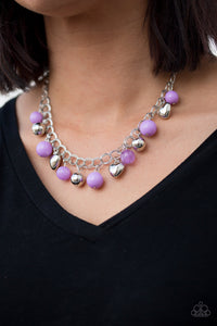 Paparazzi ~ Summer Fling ~ Purple Necklace Set