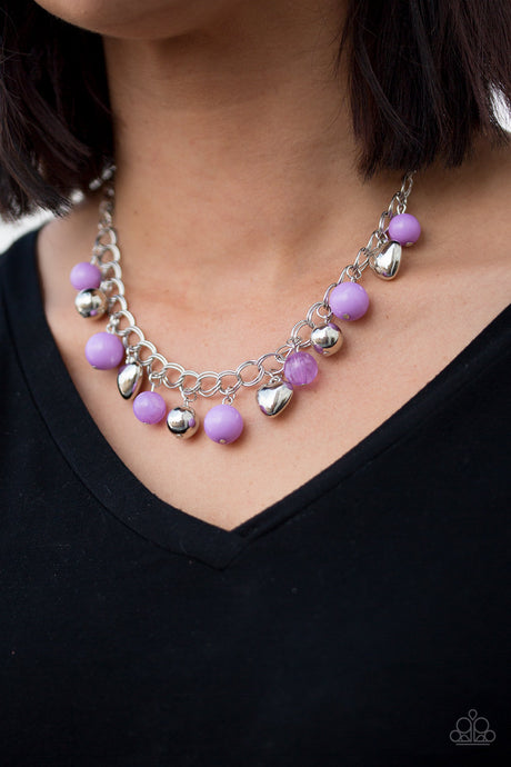 Paparazzi ~ Summer Fling ~ Purple Necklace Set