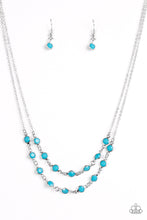 Load image into Gallery viewer, Paparazzi ~ Summer Girl ~ Blue Necklace Set