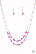 Load image into Gallery viewer, Paparazzi ~ Summer Girl ~ Purple Necklace Set
