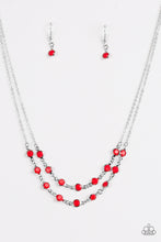 Load image into Gallery viewer, Paparazzi ~ Summer Girl ~ Red Necklace  Set