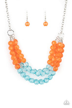 Load image into Gallery viewer, Paparazzi ~ Summer Ice ~ Orange Necklace Set
