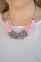 Load image into Gallery viewer, Paparazzi - Summer Ice - Pink and Gray Bead Necklace - Klassy Jewelz Boutique