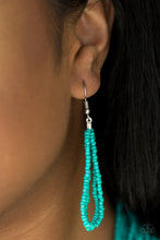 Load image into Gallery viewer, Paparazzi ~ Summer Samba ~ Blue Turquoise Seed Bead Necklace Set