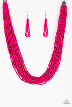 Load image into Gallery viewer, Paparazzi ~ Summer Samba ~ Pink Seed Bead Necklace Set