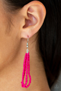 Paparazzi ~ Summer Samba ~ Pink Seed Bead Necklace Set