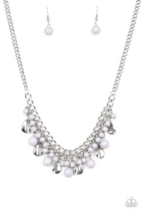 Paparazzi ~ Summer Showdown ~ Silver Necklace Set