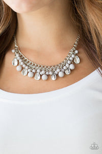 Paparazzi ~ Summer Showdown ~ Silver Necklace Set