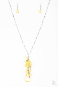 Paparazzi ~ Summer Solo ~ Yellow Necklace Set