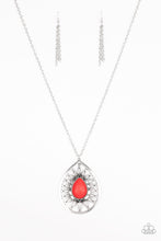 Load image into Gallery viewer, Paparazzi ~ Summer Sunbeam ~ Red Necklace Set
