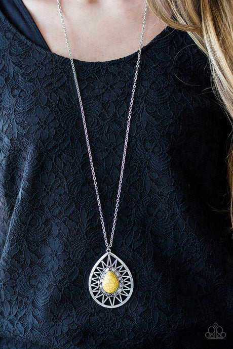 Paparazzi ~ Summer Sunbeam ~ Yellow Necklace Set