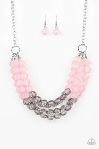 Paparazzi ~ Summer Ice ~ Orange Necklace Set