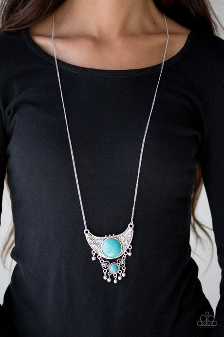 Paparazzi ~ Summit Style ~ Blue Turquoise Necklace Set