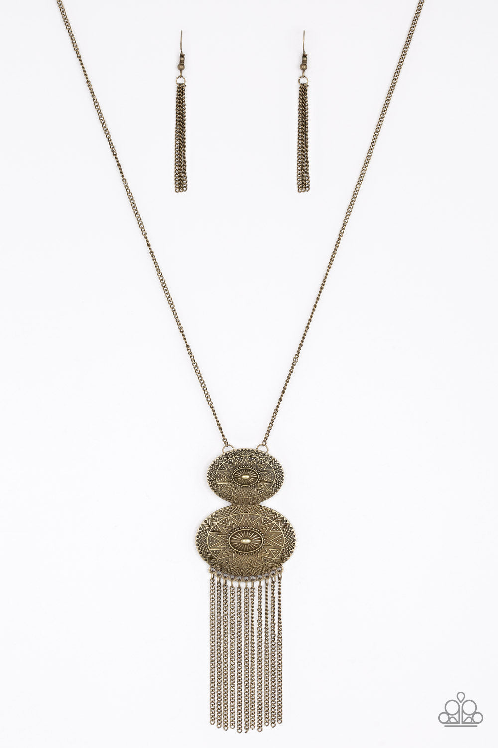 Paparazzi ~ Sun Goddess ~ Brass Necklace Set