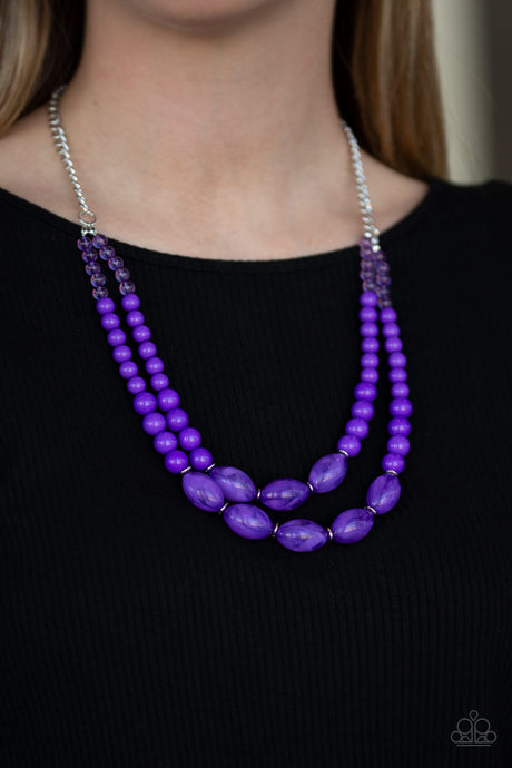 Paparazzi ~ Sundae Shoppe ~ Purple Necklace Set
