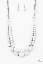 Load image into Gallery viewer, Paparazzi ~ Sundae Shoppe ~ White Necklace Set