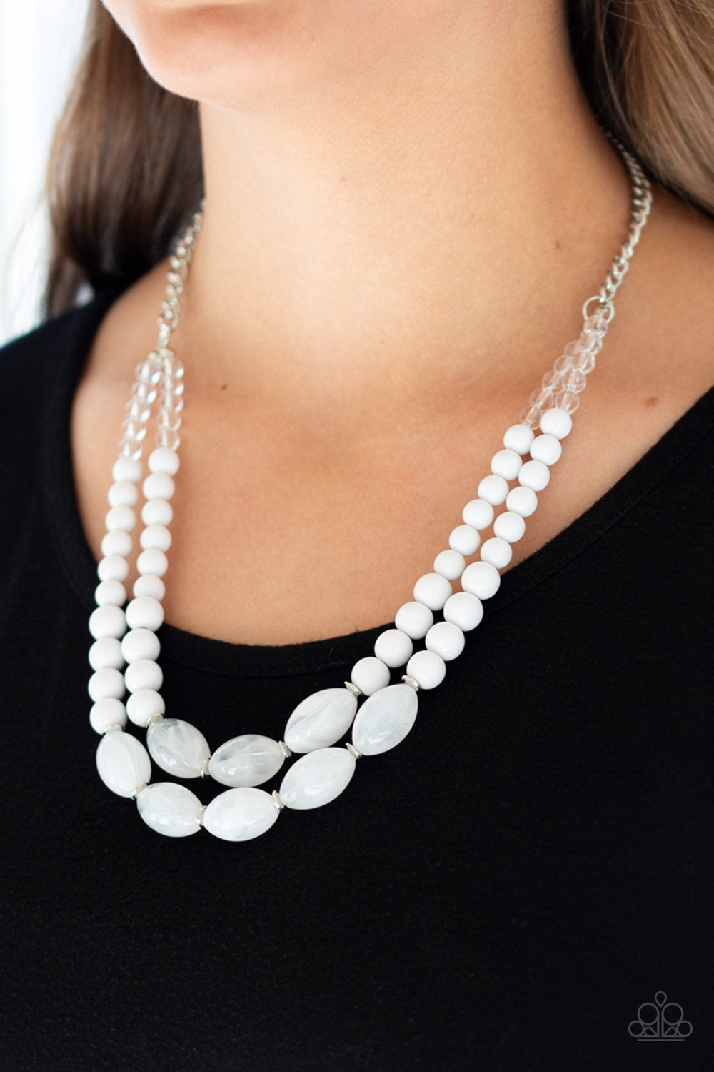 Paparazzi ~ Sundae Shoppe ~ White Necklace Set