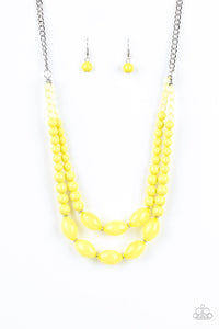 Paparazzi ~ Sundae Shoppe ~ Yellow Necklace Set