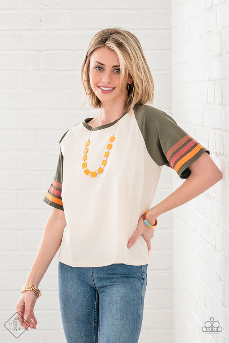 Paparazzi ~ Sunset Sightings ~ Fashion Fix Complete Trend Blend ~ Orange and Gold Necklace Set