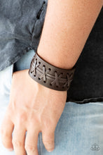 Load image into Gallery viewer, Paparazzi - Super Sporty - Brown Urban Snap Bracelet (Mens)
