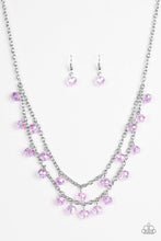 Load image into Gallery viewer, Paparazzi ~ Super Supernova ~ Purple Necklace Set