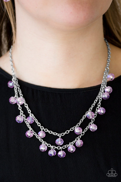 Paparazzi ~ Super Supernova ~ Purple Necklace Set
