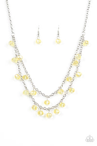 Paparazzi ~ Super Supernova ~ Yellow Necklace Set