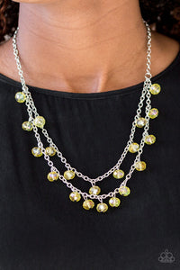 Paparazzi ~ Super Supernova ~ Yellow Necklace Set
