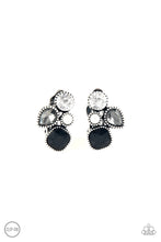 Load image into Gallery viewer, Paparazzi ~ Super Superstar ~ Black Clip-On Earrings