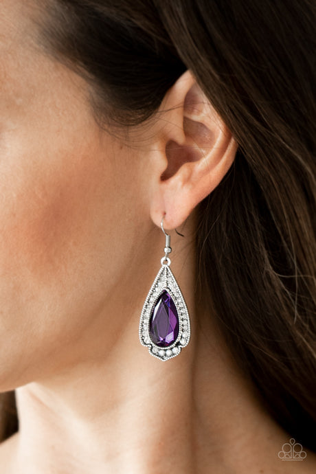 Paparazzi ~ Superstar Stardom~ Purple Earrings