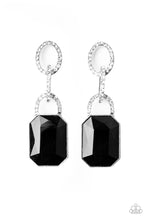 Load image into Gallery viewer, Paparazzi ~ Superstar Status ~ Black Post Earrings