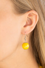 Load image into Gallery viewer, Paparazzi ~ Tahiti Tropic ~ Yellow Wooden Bead Necklace Set